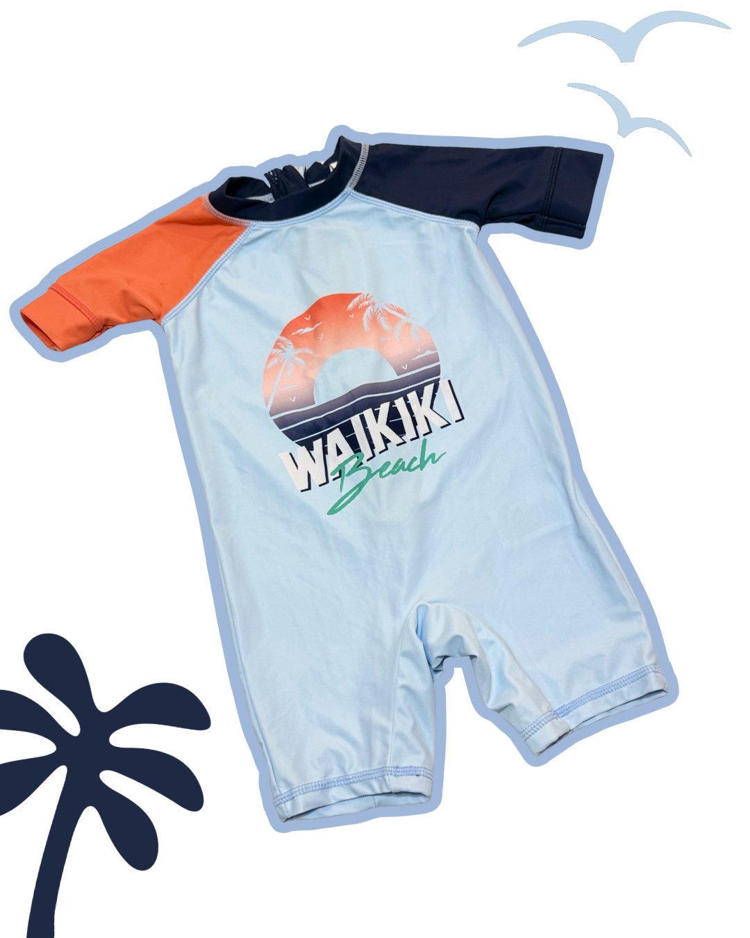 IBaby Rash Guard Swim Suit 12-18m