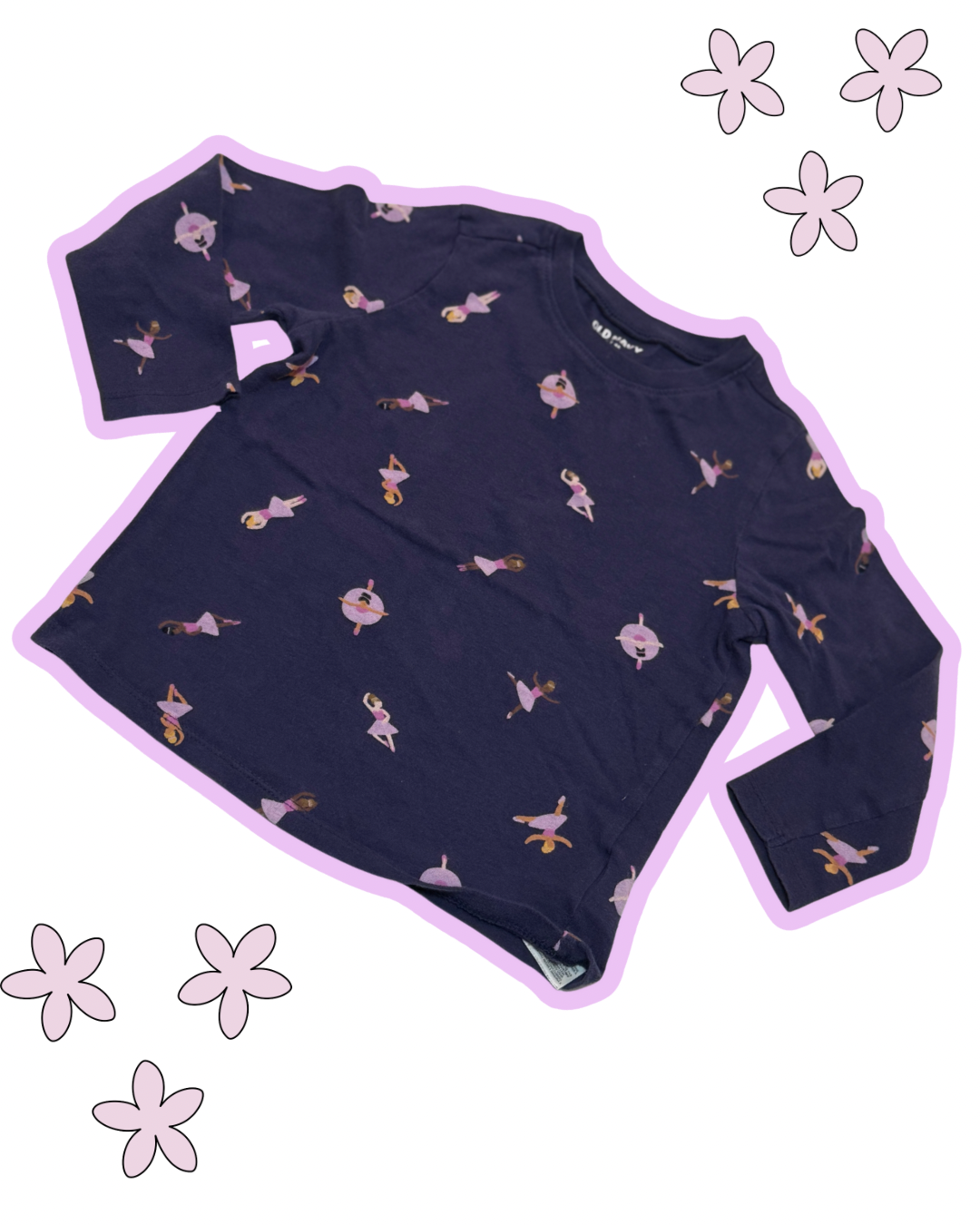 Old Navy 4T Ballerina Shirt