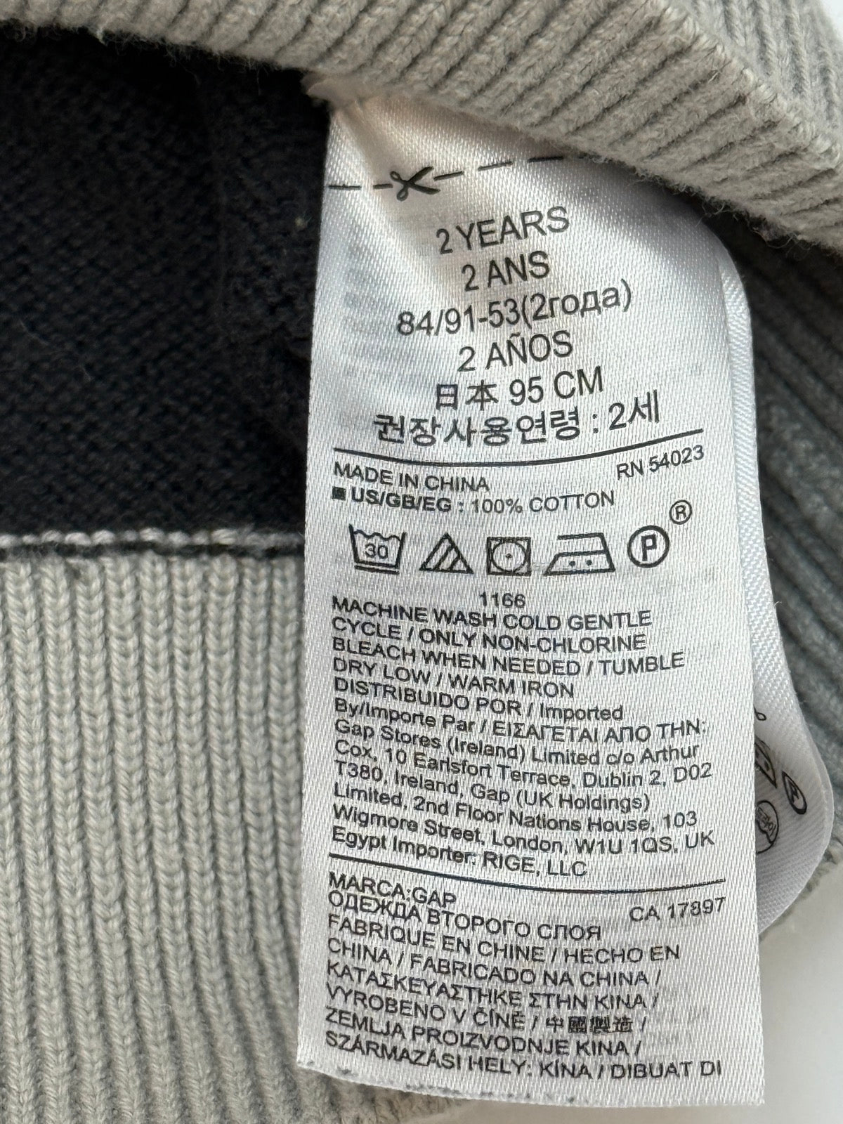 Baby Gap Space Rocket Knit Sweater 2T