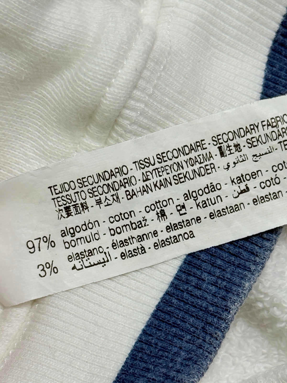 Zara White Blue Hoodie Sweatshirt 3-4Y