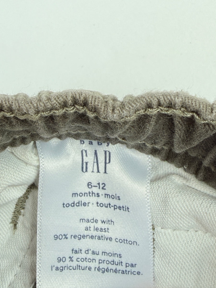 Baby Gap Olive Cargo Jogger Pants 6-12M
