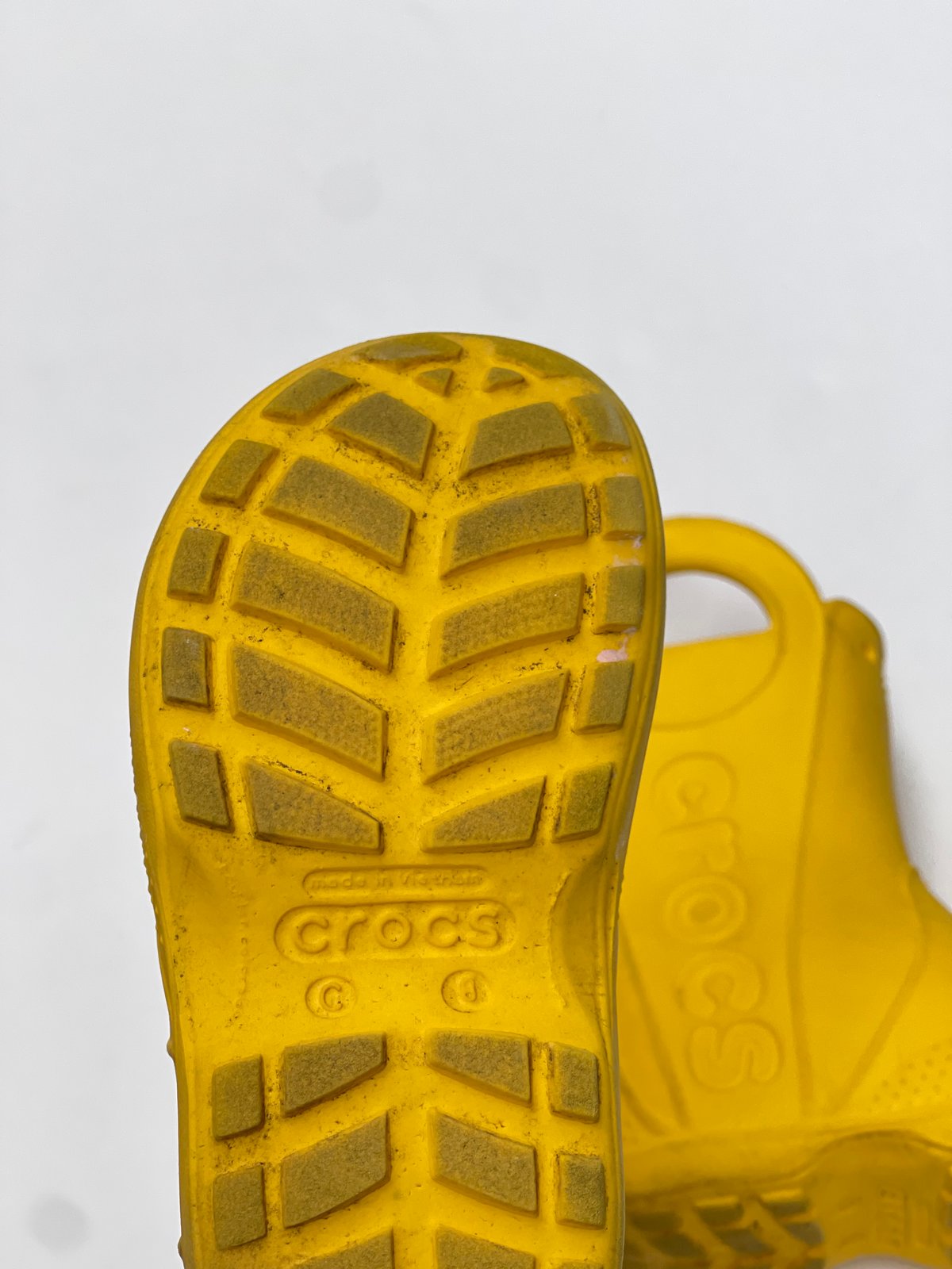 Crocs Handle It Yellow Rain Boots Size C6 US6