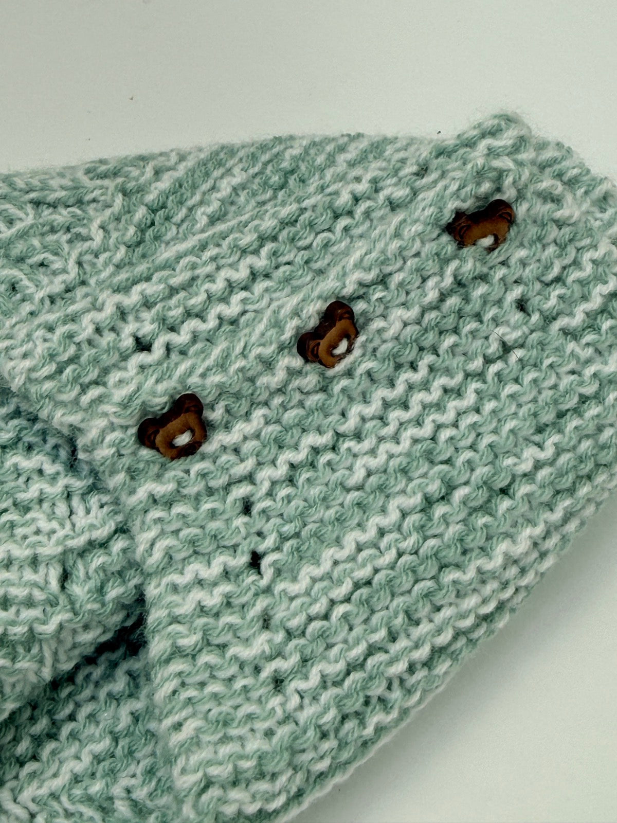Handmade Knit Baby Romper 3-6m