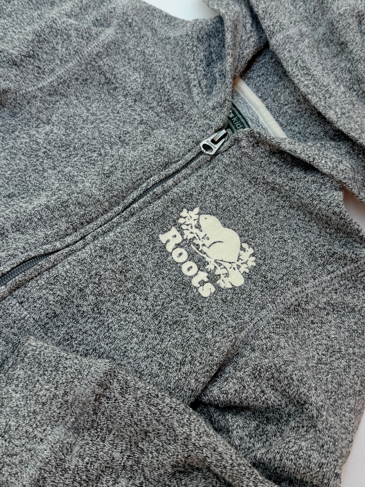 Roots Kids Gray Zip Hoodie Size 5T