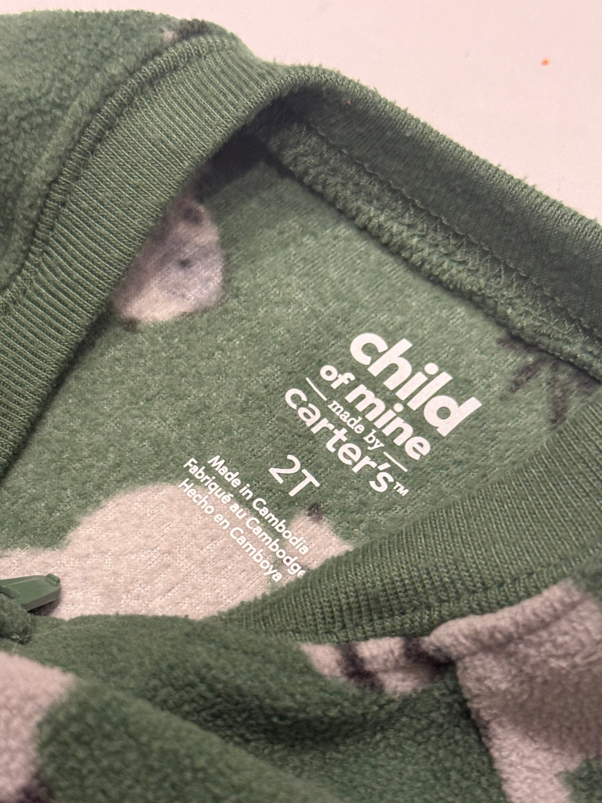Carter's Raccoon Fleece Footed Sleeper 2T