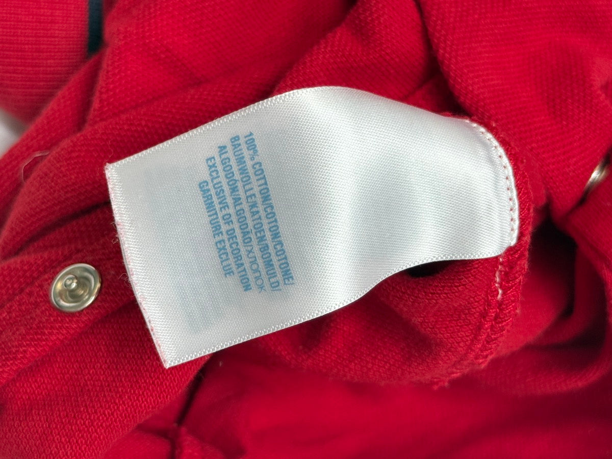 Ralph Lauren Red Polo Romper 9M