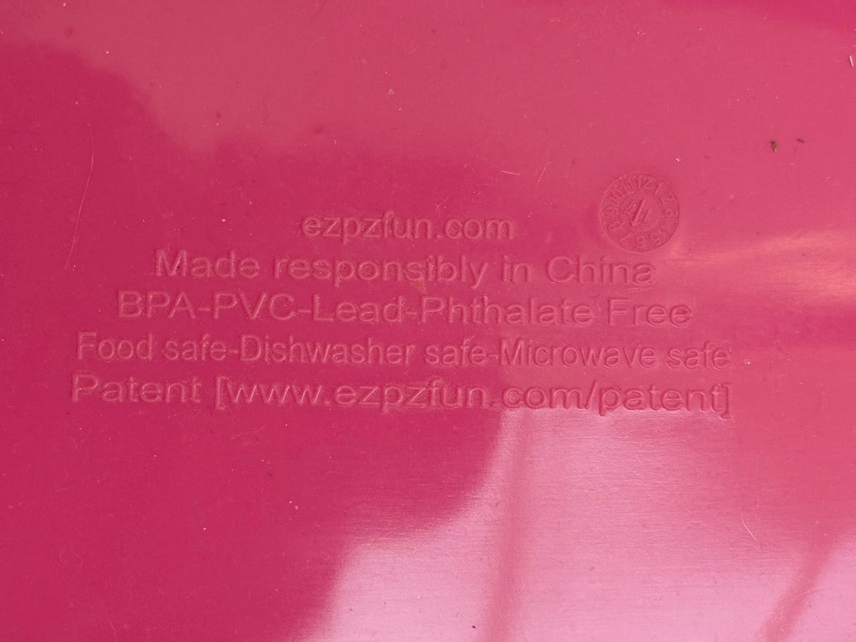 ezpz Mini Mat Silicone Suction Plate Pink