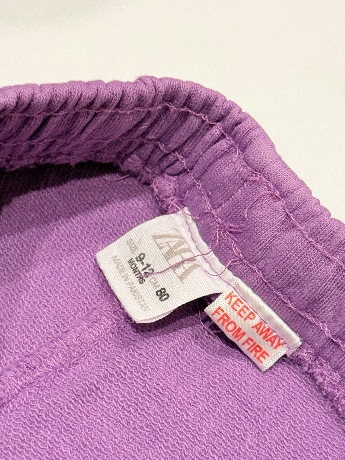 Zara Big Olita Purple Shorts 9-12M