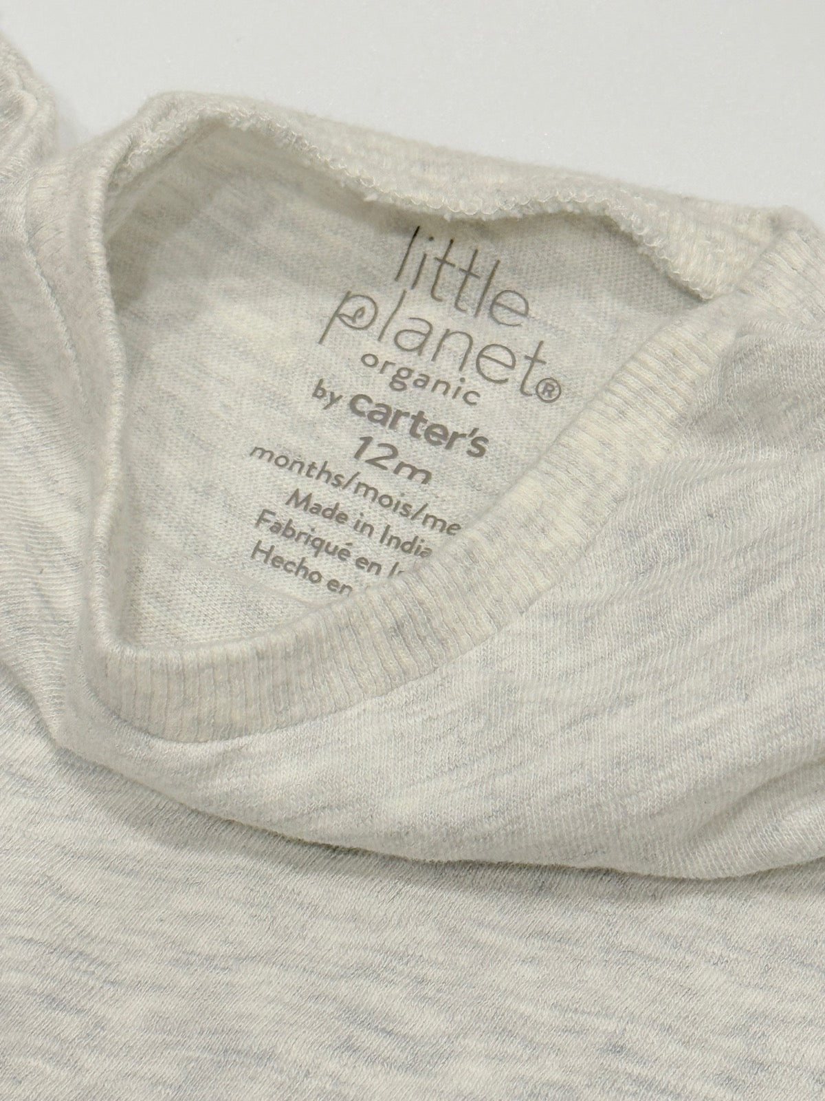 T-Shirt Little Planet by Carter's manches à volants gris 12 mois