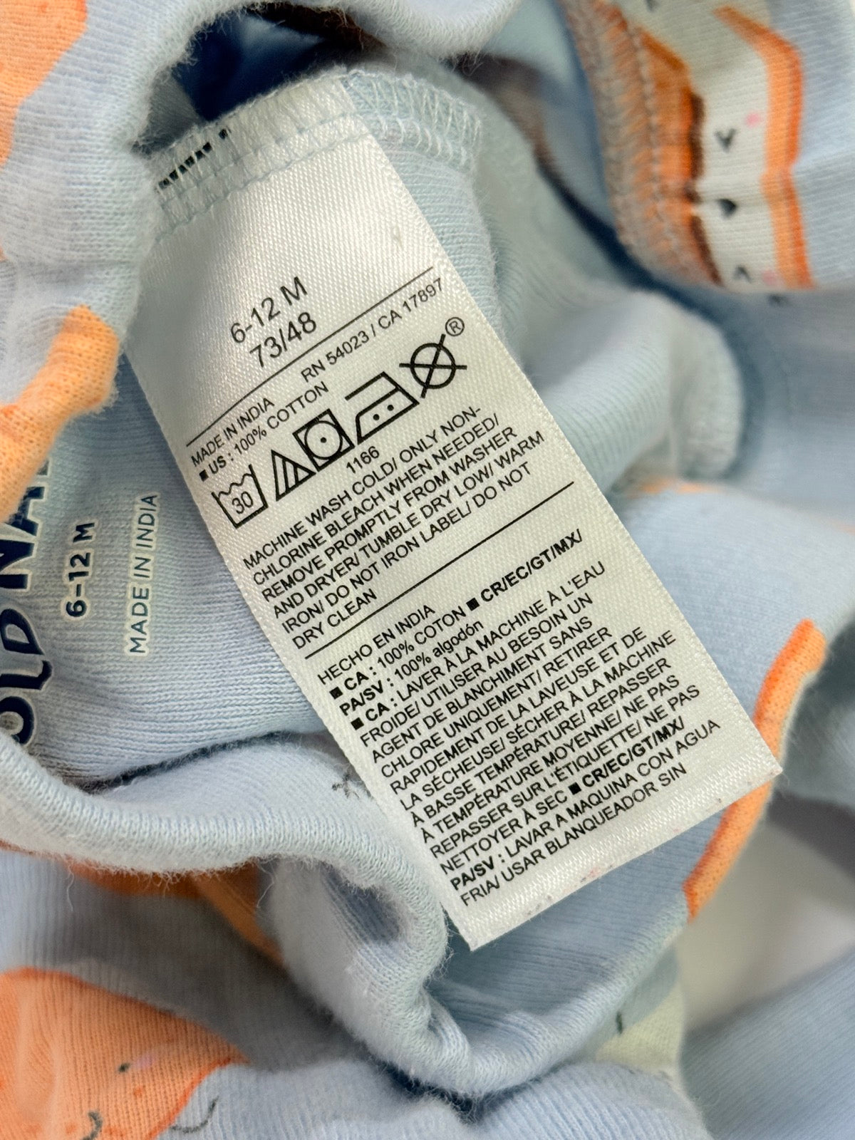 Old Navy S'mores Pajama Set 6-12M