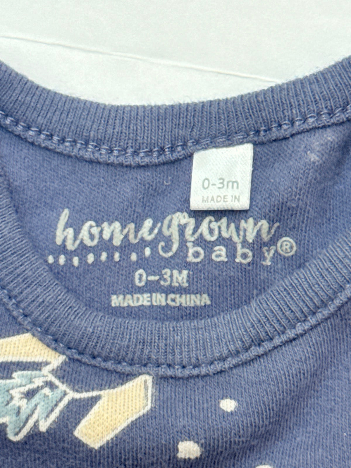 Homegrown Baby Space Print Long Sleeve Top 0-3M