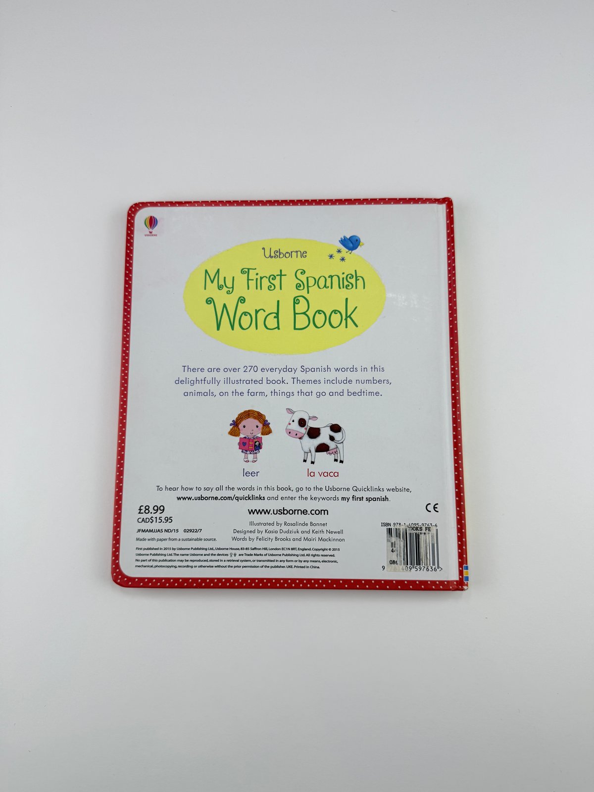 My First Spanish Word Book