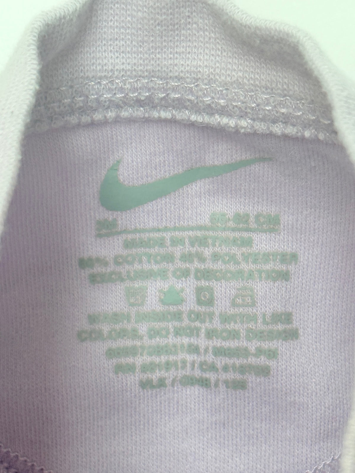 Nike Logo Print Footed Sleeper 3M