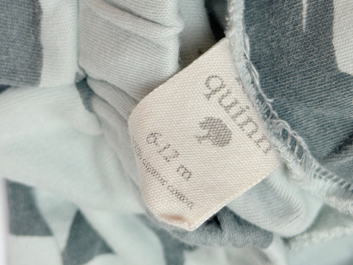 Quincy Mae Whale Print Bodysuit Set 6-12m