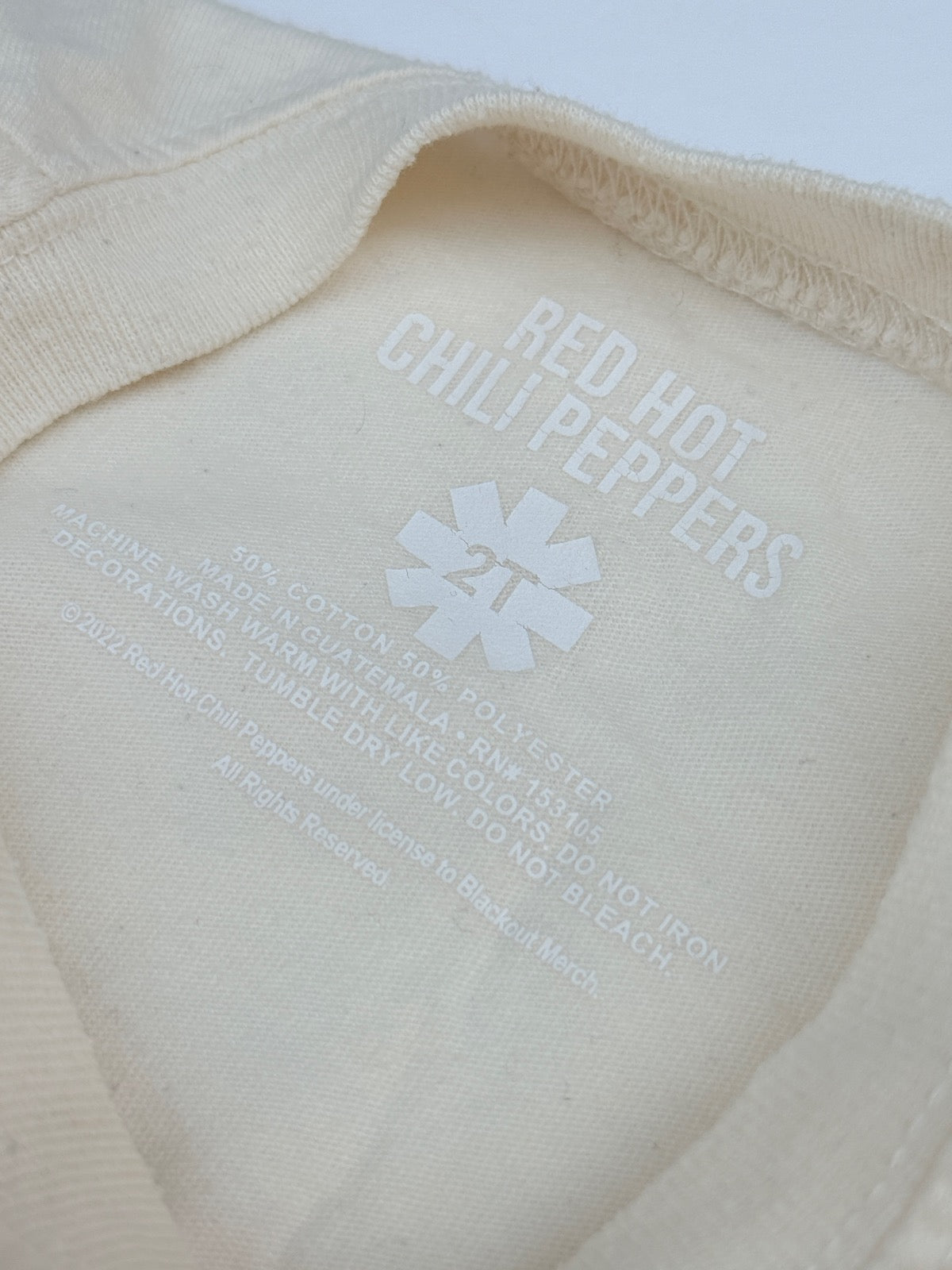 Red Hot Chili Peppers Band T-Shirt 2T