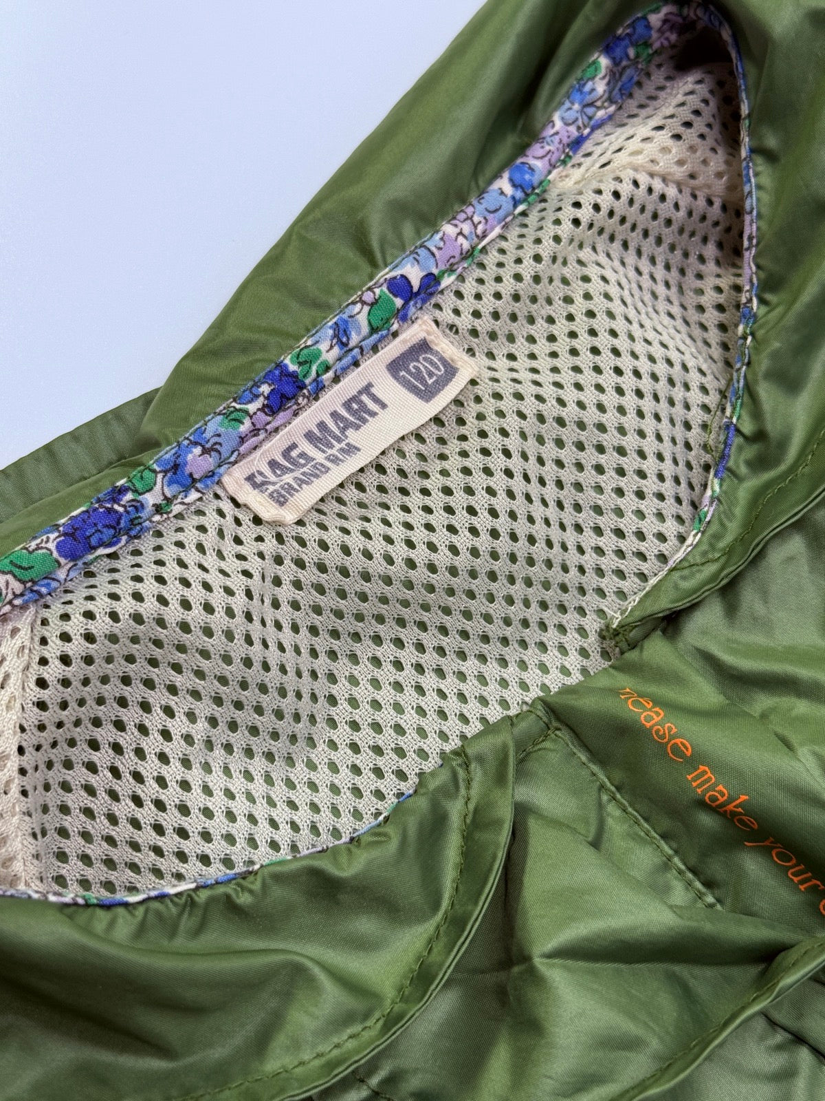 Rag Mart Green Windbreaker Jacket Size 120