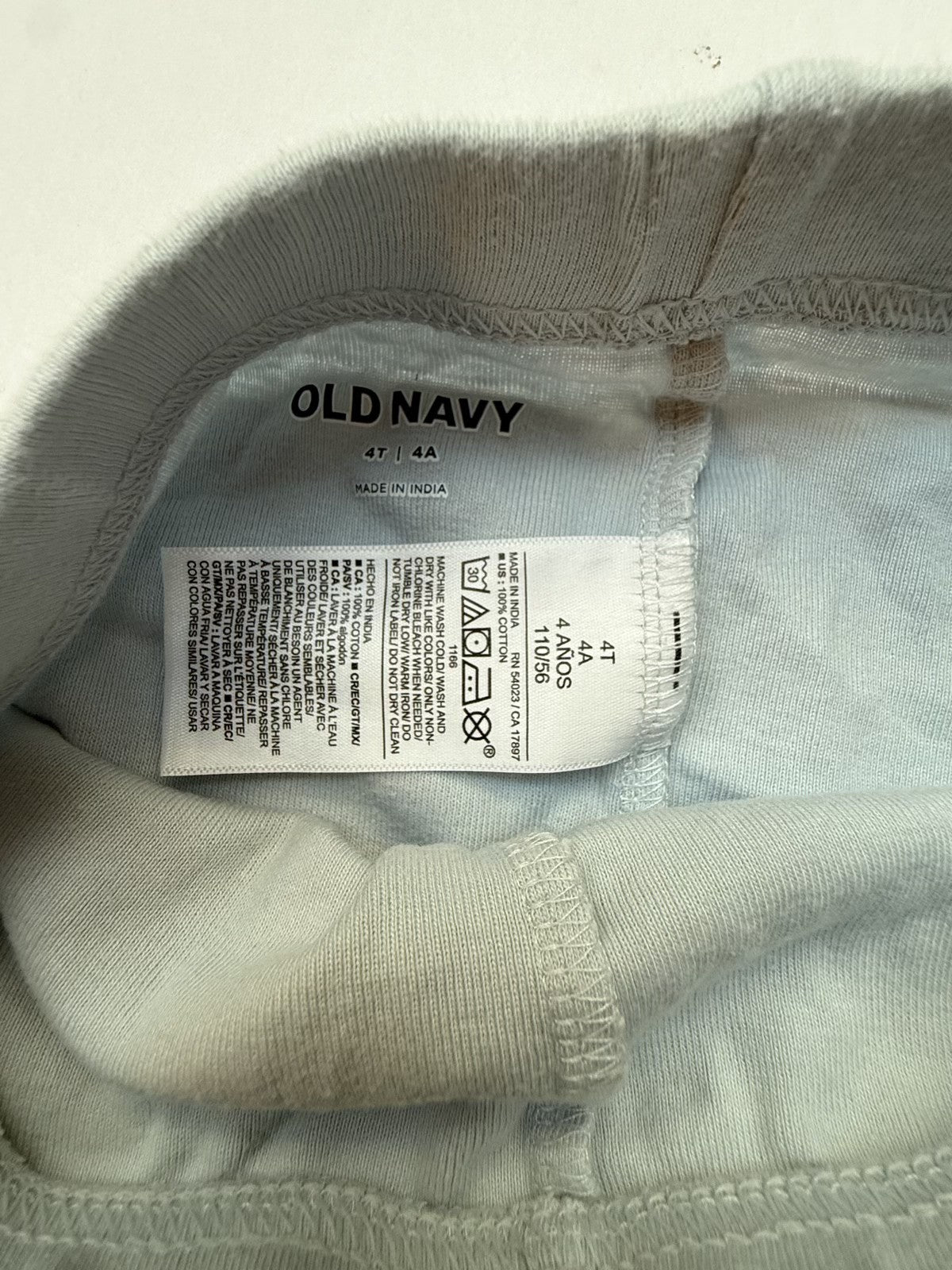 Old Navy white/off white leggings 4T