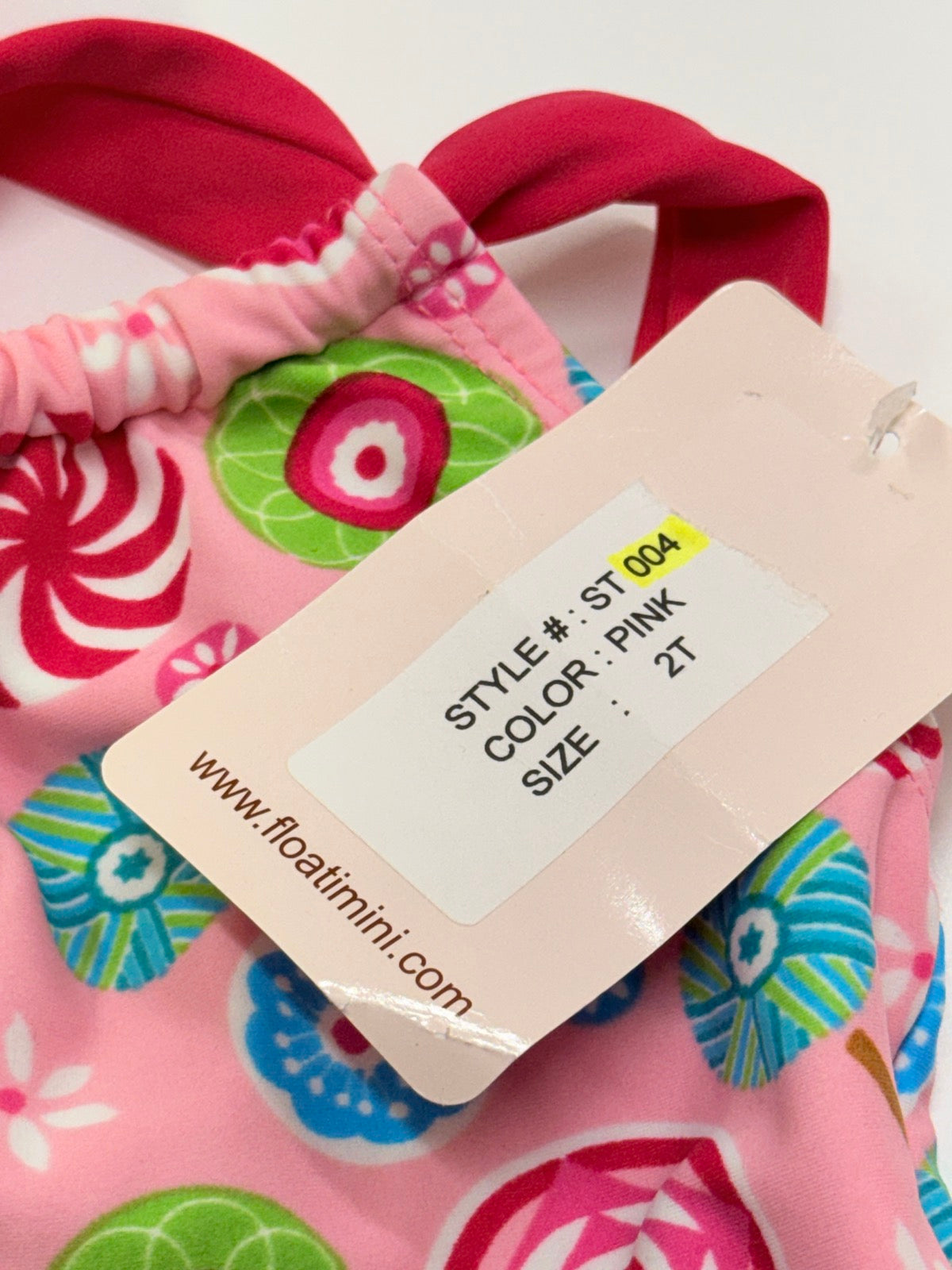 NWT Floatimini Candy Print Tankini Swimsuit Set 2T