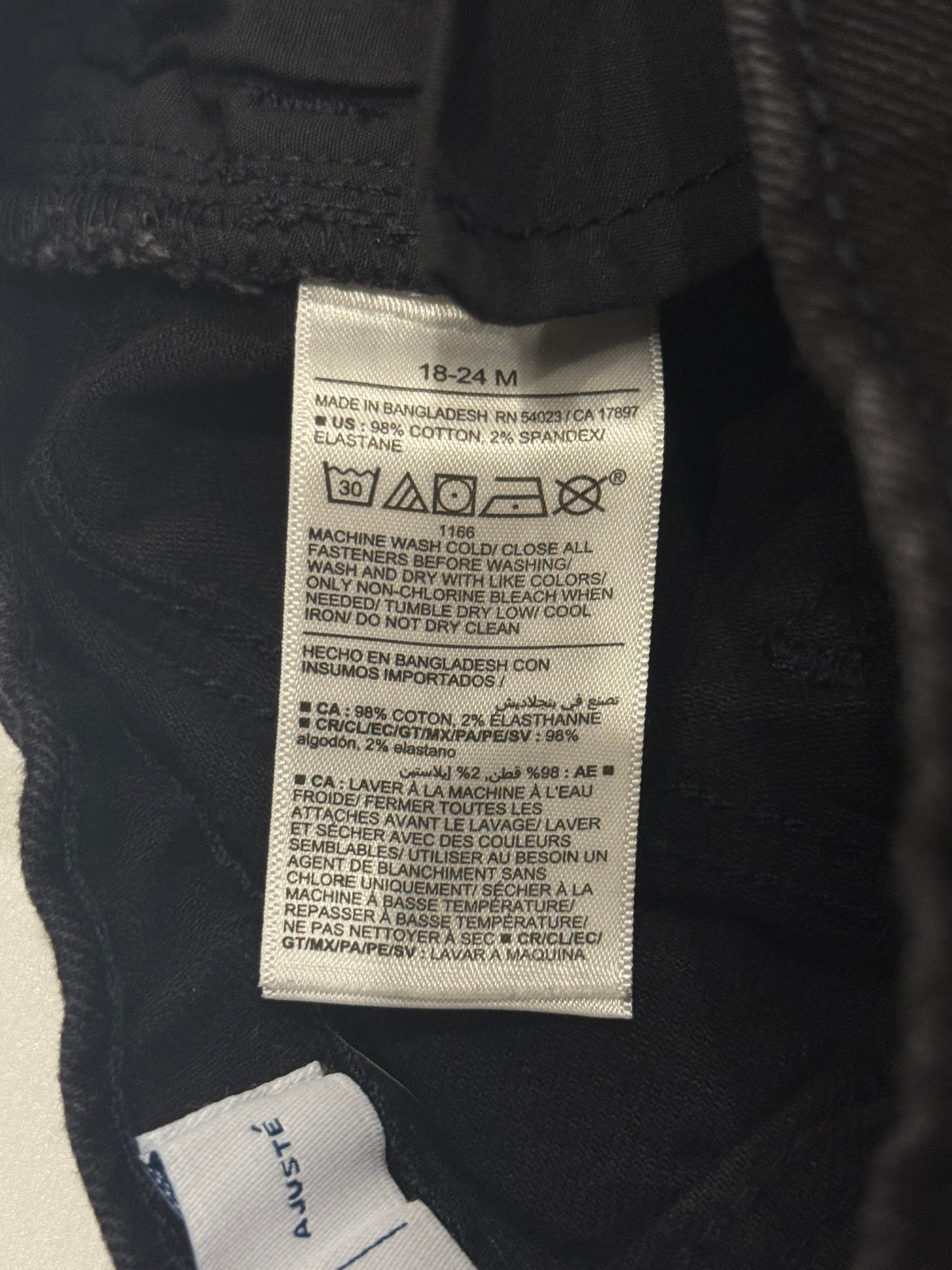 Old Navy Dark Wash Slim Jeans 18-24M