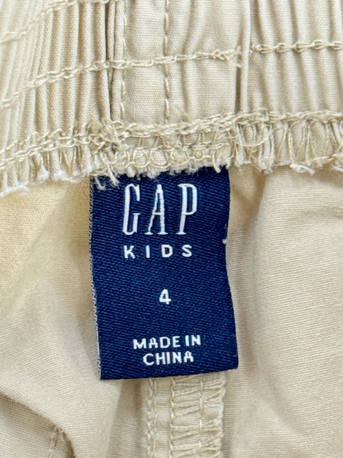 Gap Kids Khaki Pull-On Shorts Size 4