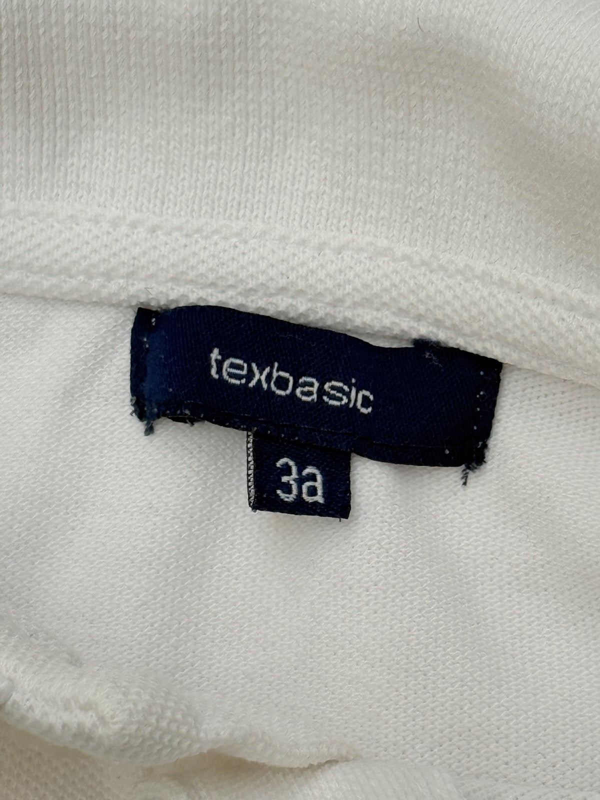 Texbasic White Polo Shirt Size 3T