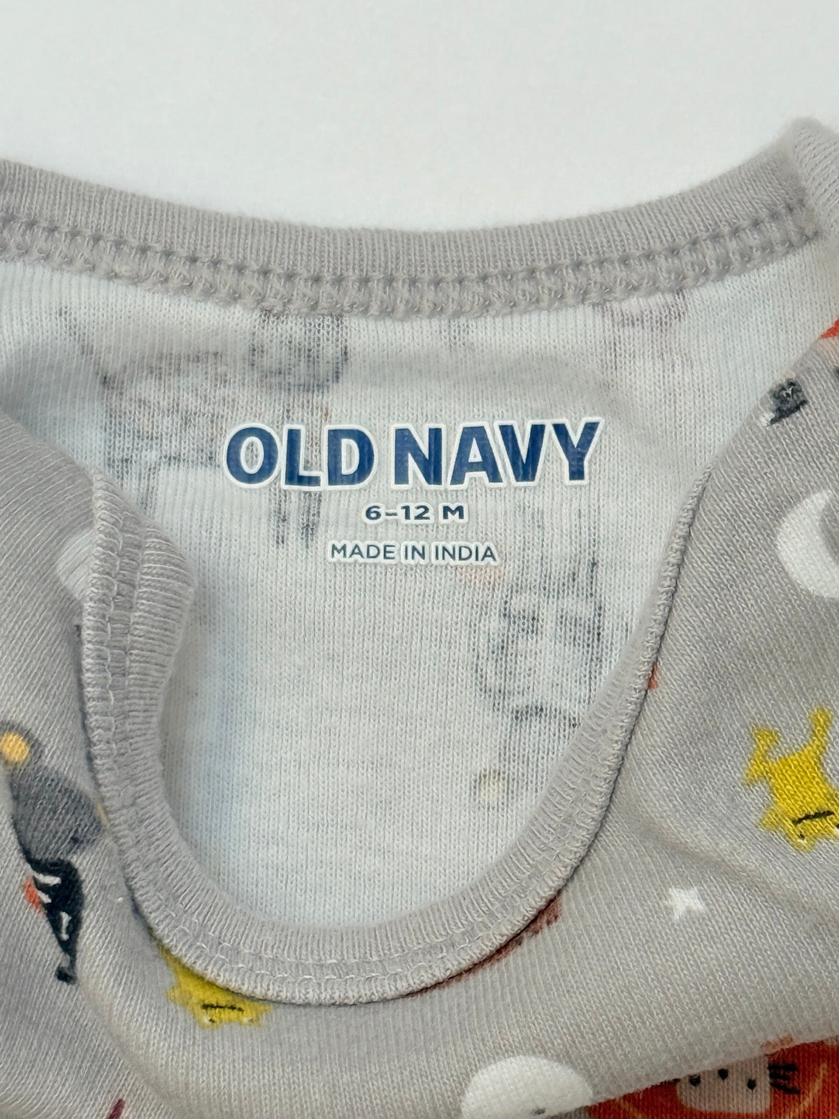 Old Navy Cute Animal Halloween Print Bodysuit 6-12M