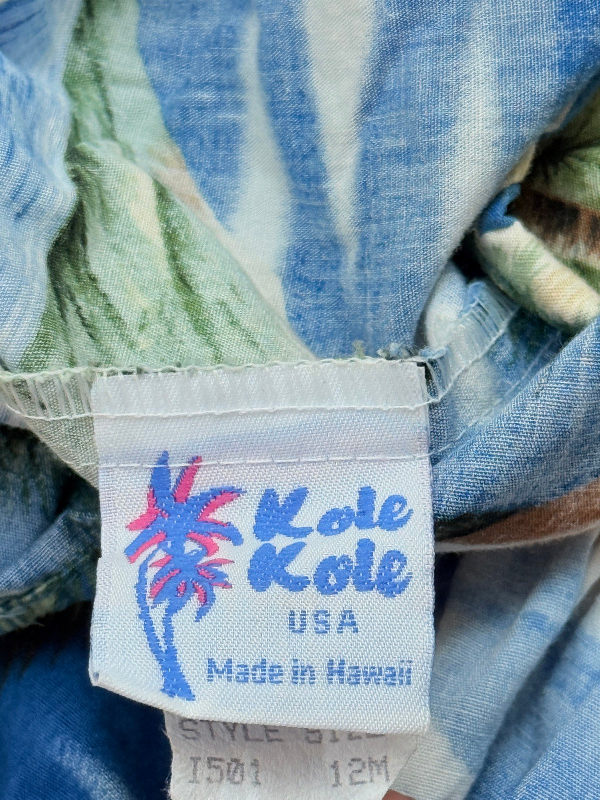 Kole Kole Hawaiian Tropical Romper 1-2Y