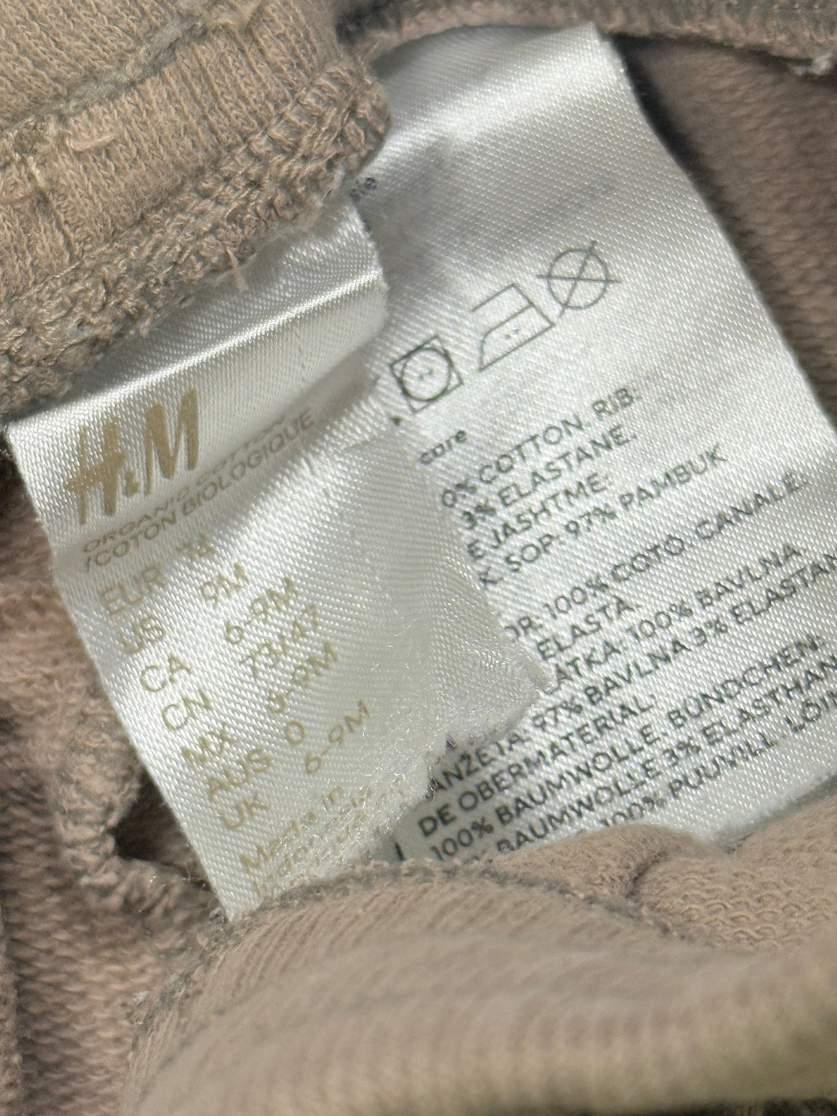 H&M Jogger Pants Bundle 6-9M