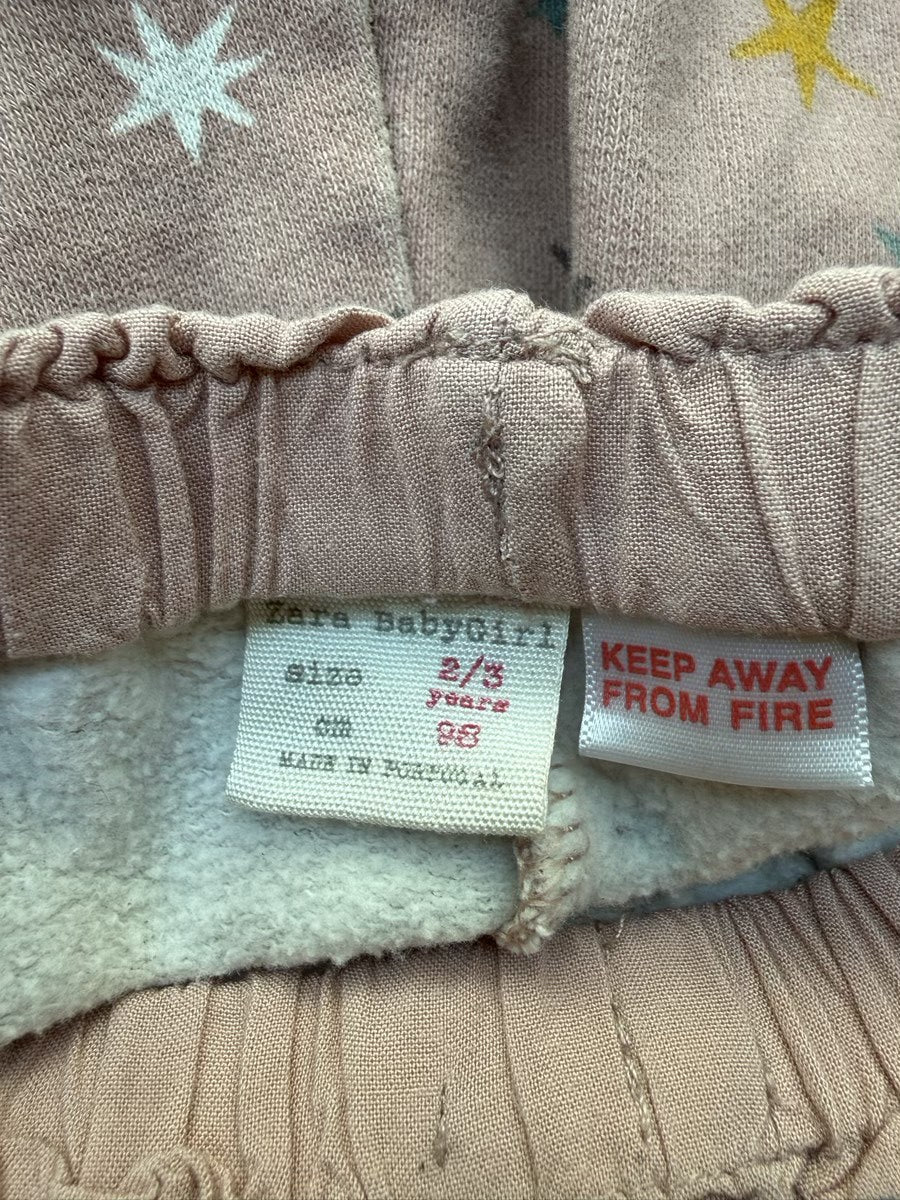 Zara Baby Girl Unicorn Star Pants 2-3Y