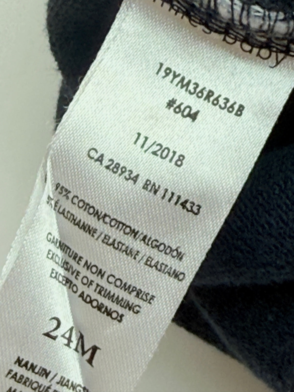 Miles Baby Navy Jogger Pants 24M