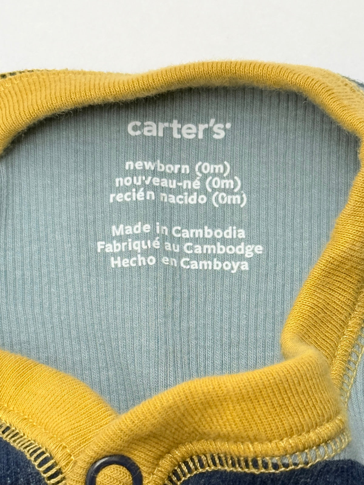 Carter's Striped Footed Sleeper Newborn