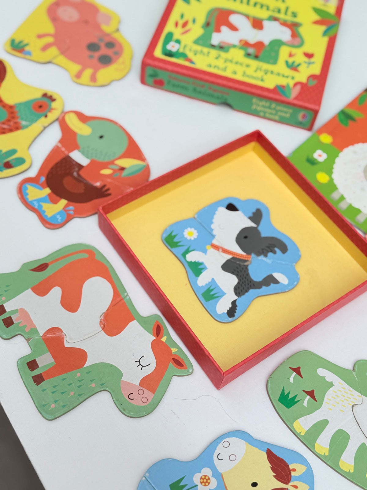 Usborne First Jigsaws Farm Animals Puzzle Book