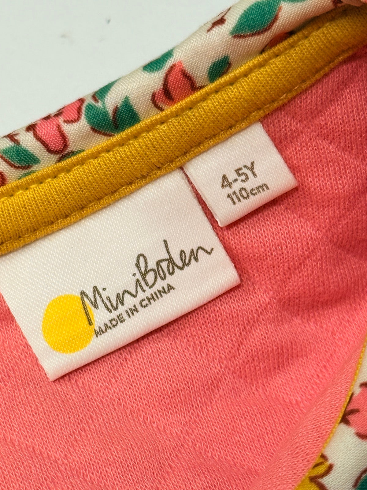 Mini Boden Floral Quilted Dress Size 4-5Y