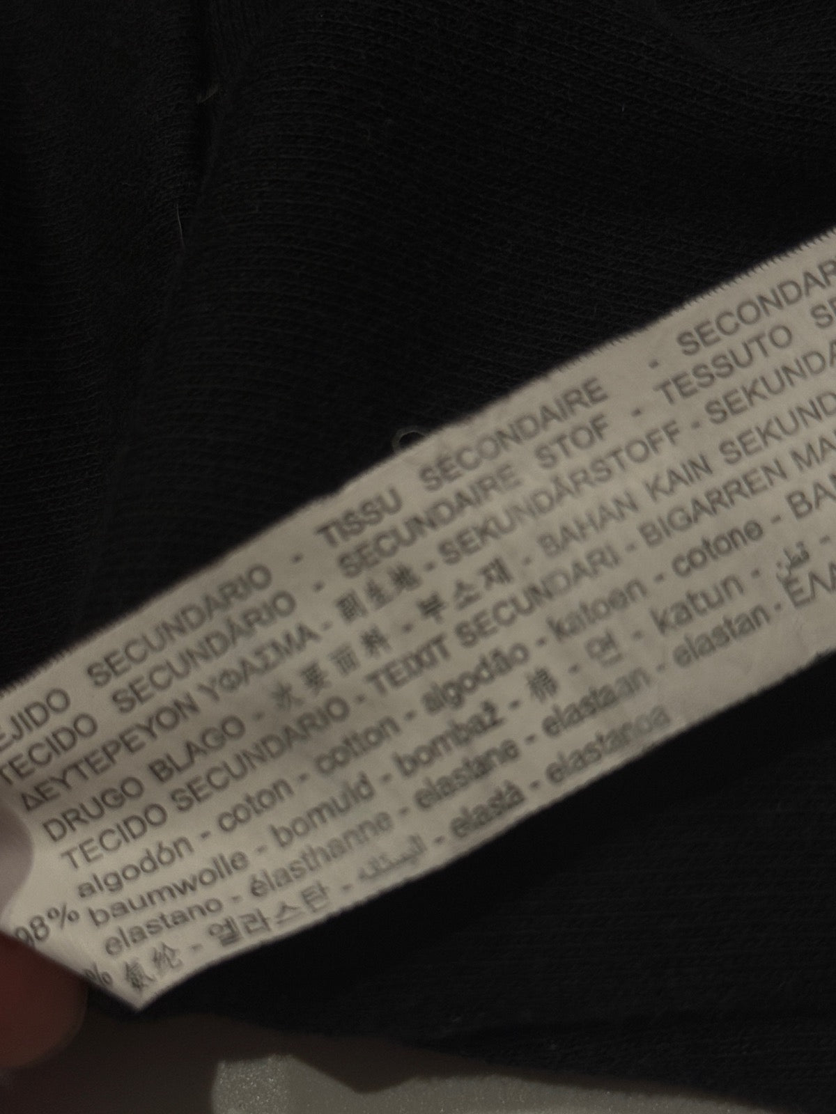 Zara Graffiti Print Black Hoodie Size 7