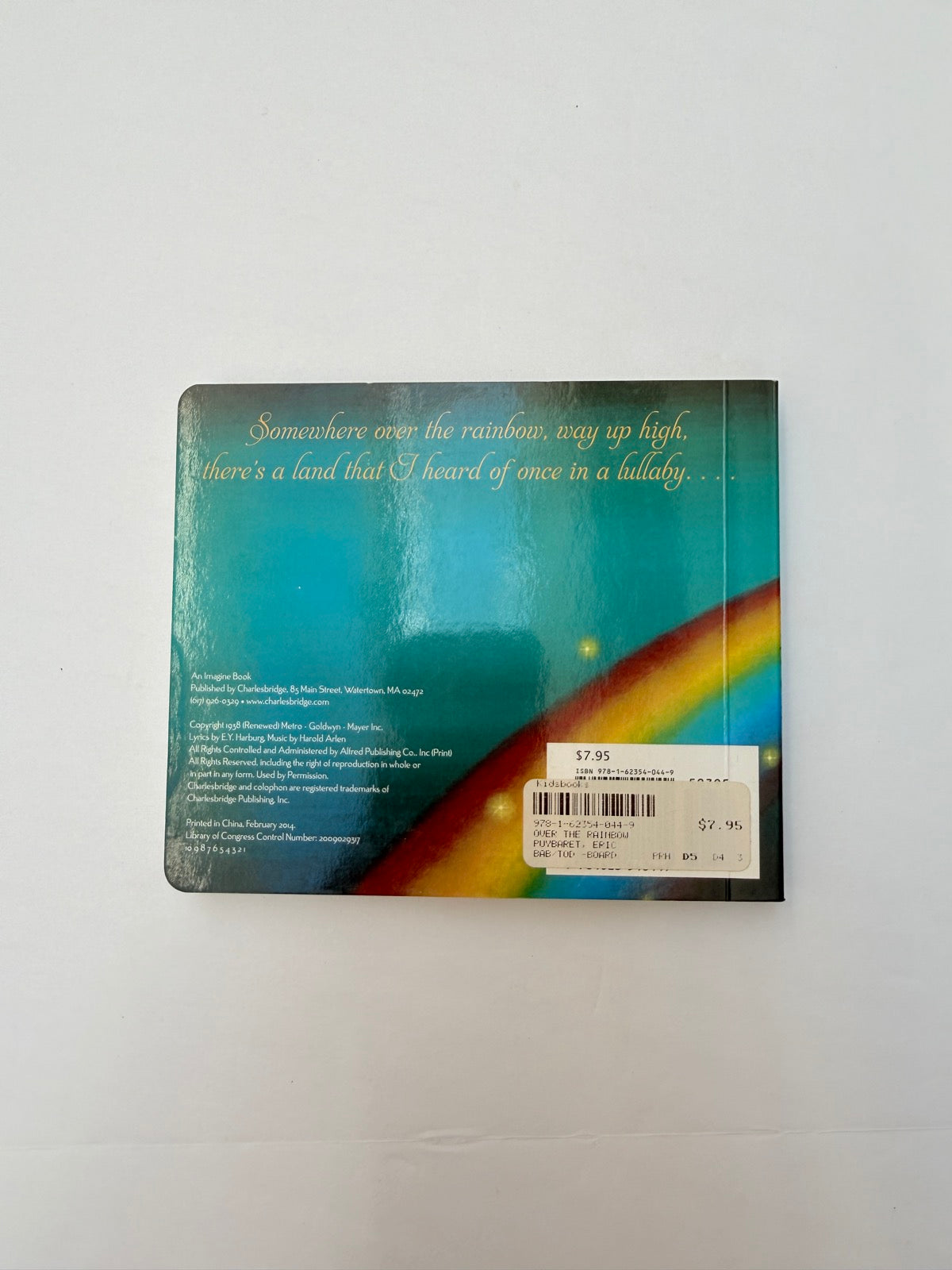 Eric Puybaret Over the Rainbow Board Book