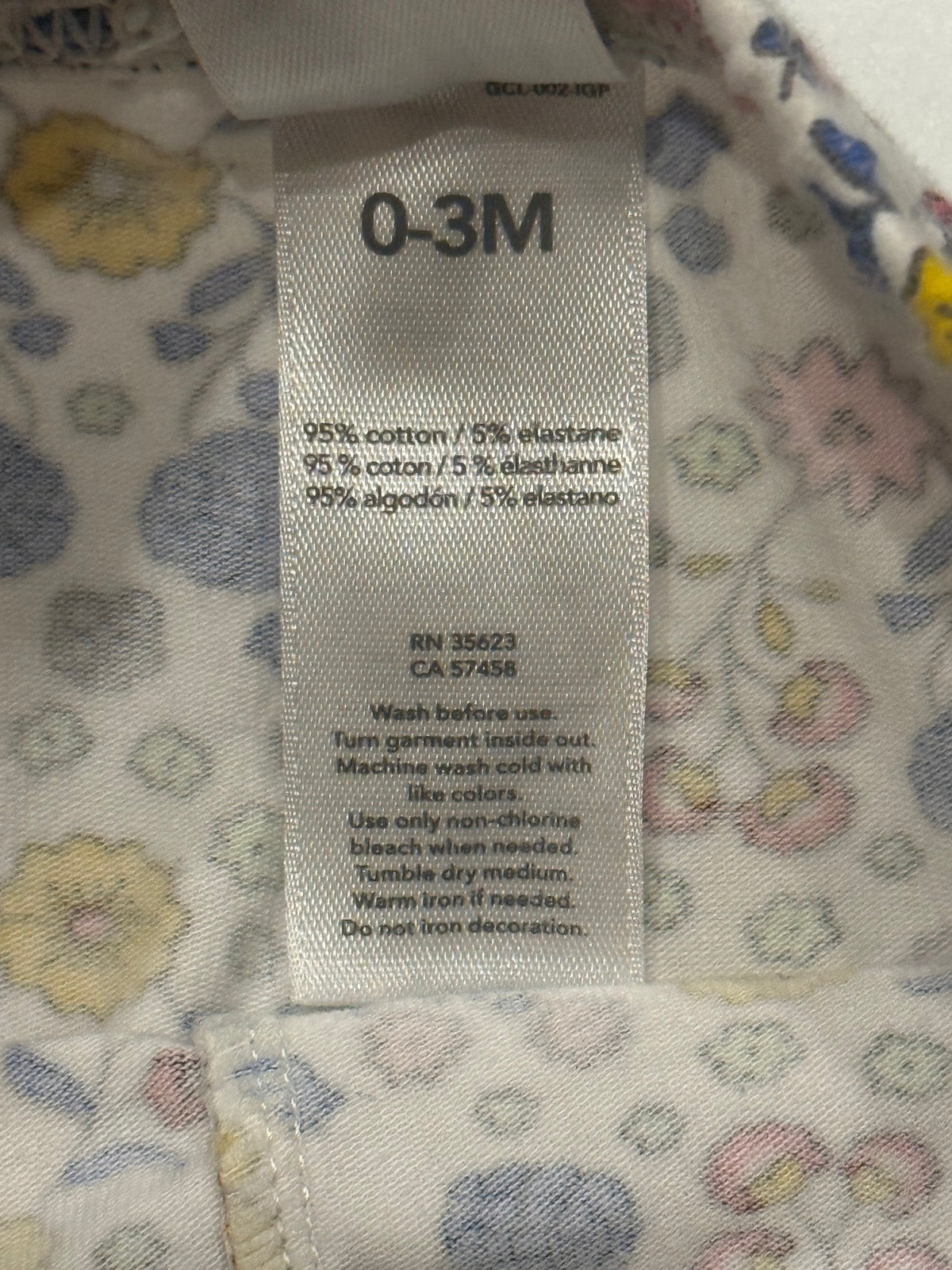 Child of Mine Floral Leggings 0-3M