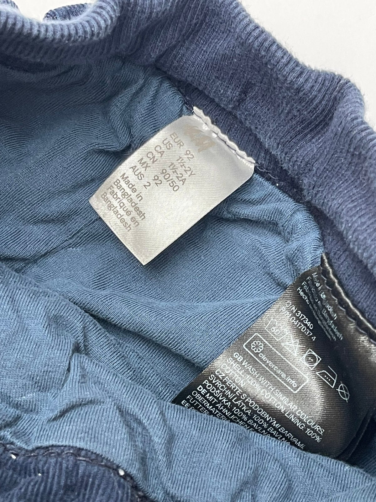 H&M Navy Corduroy Pants 2T