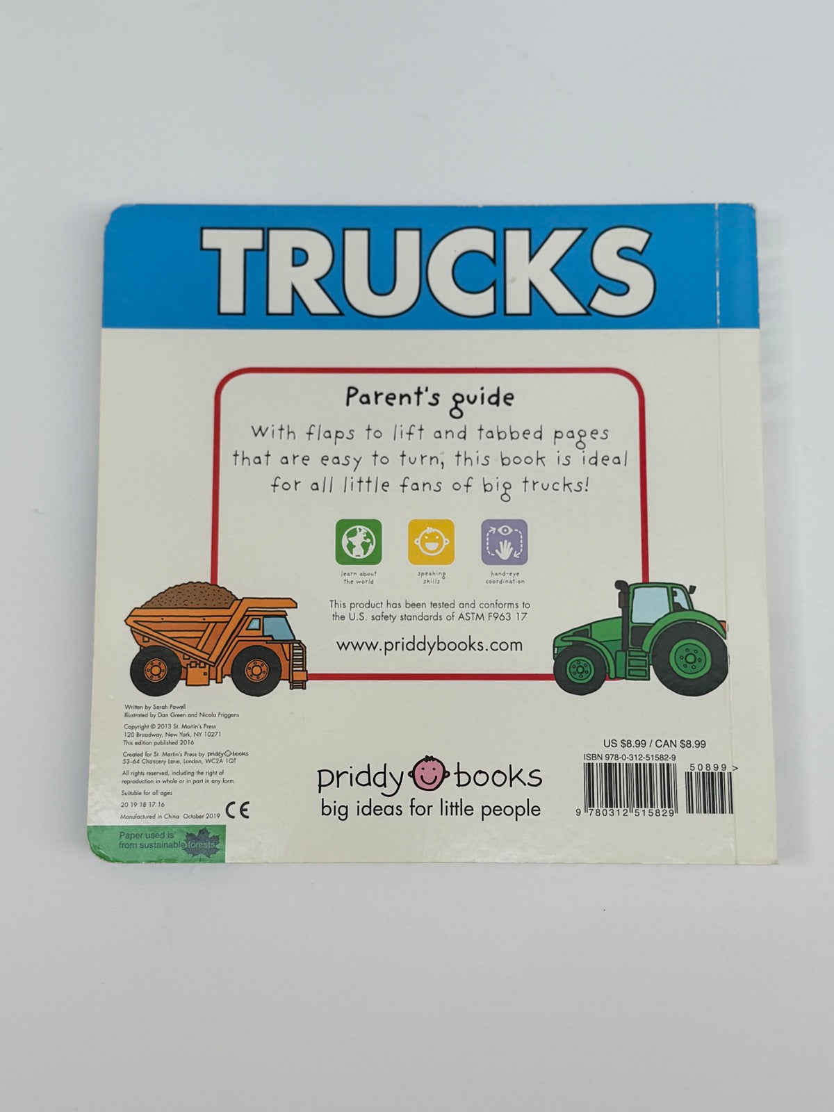 Trucks Lift-the-Flap Board Book Priddy Books