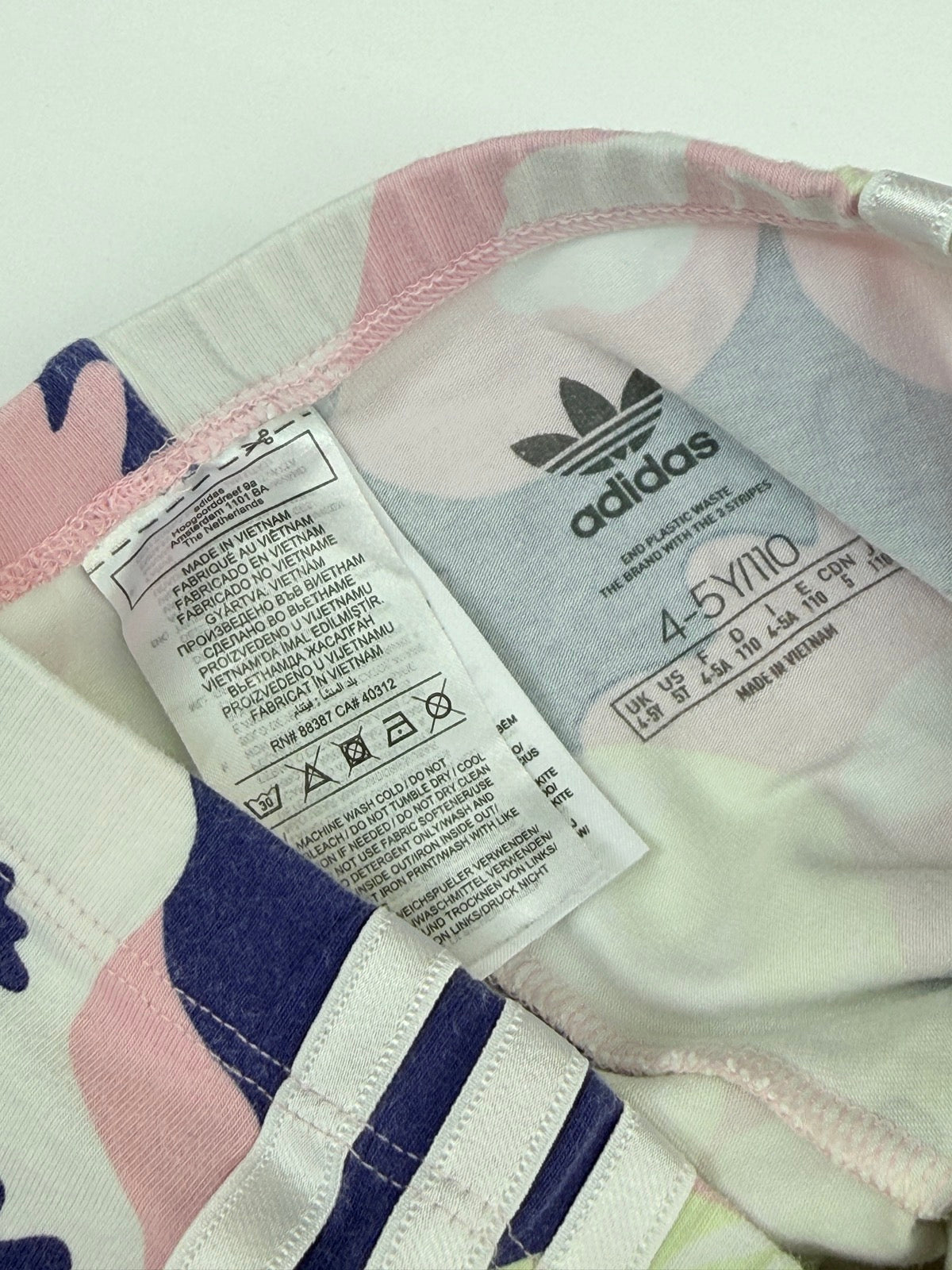 Adidas Originals Floral Hoodie & Legging Set 4/5Y