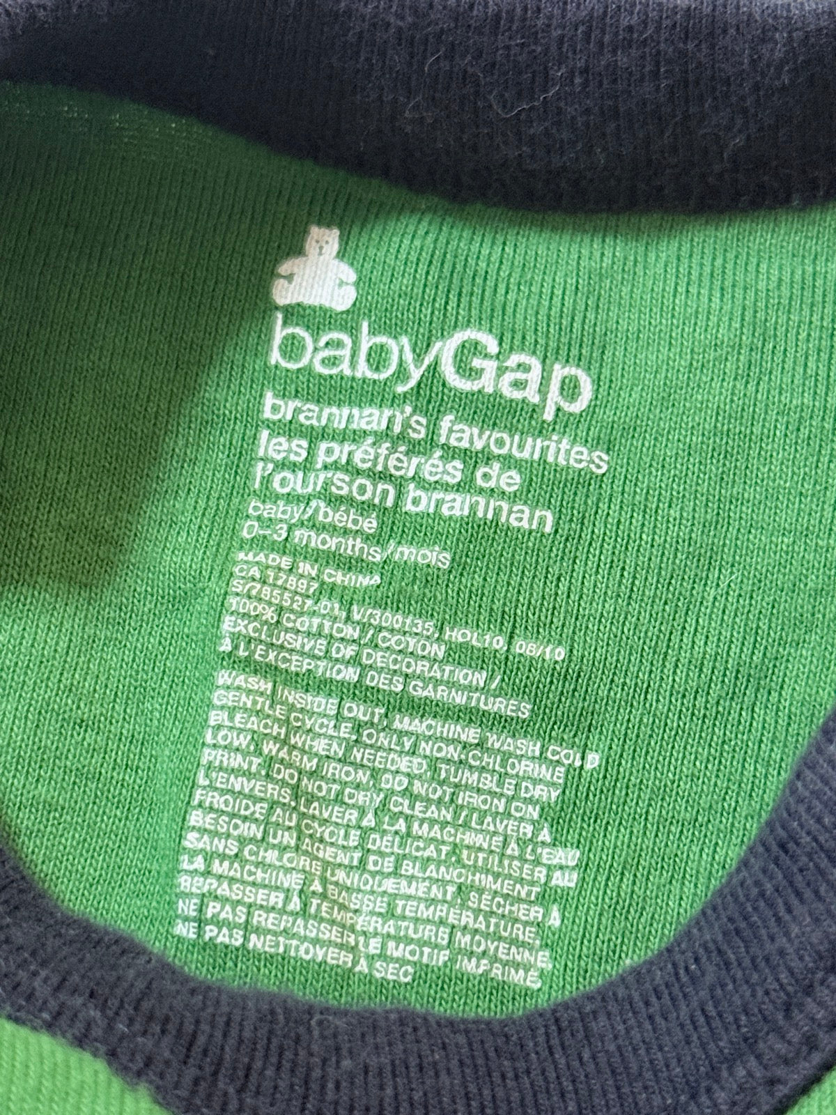 Baby Gap Elf Graphic Bodysuit 0-3M