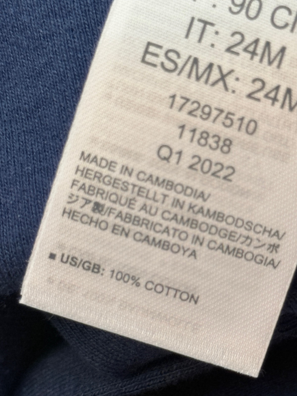 Simple Joys by Carter's Navy Bodysuit 24M