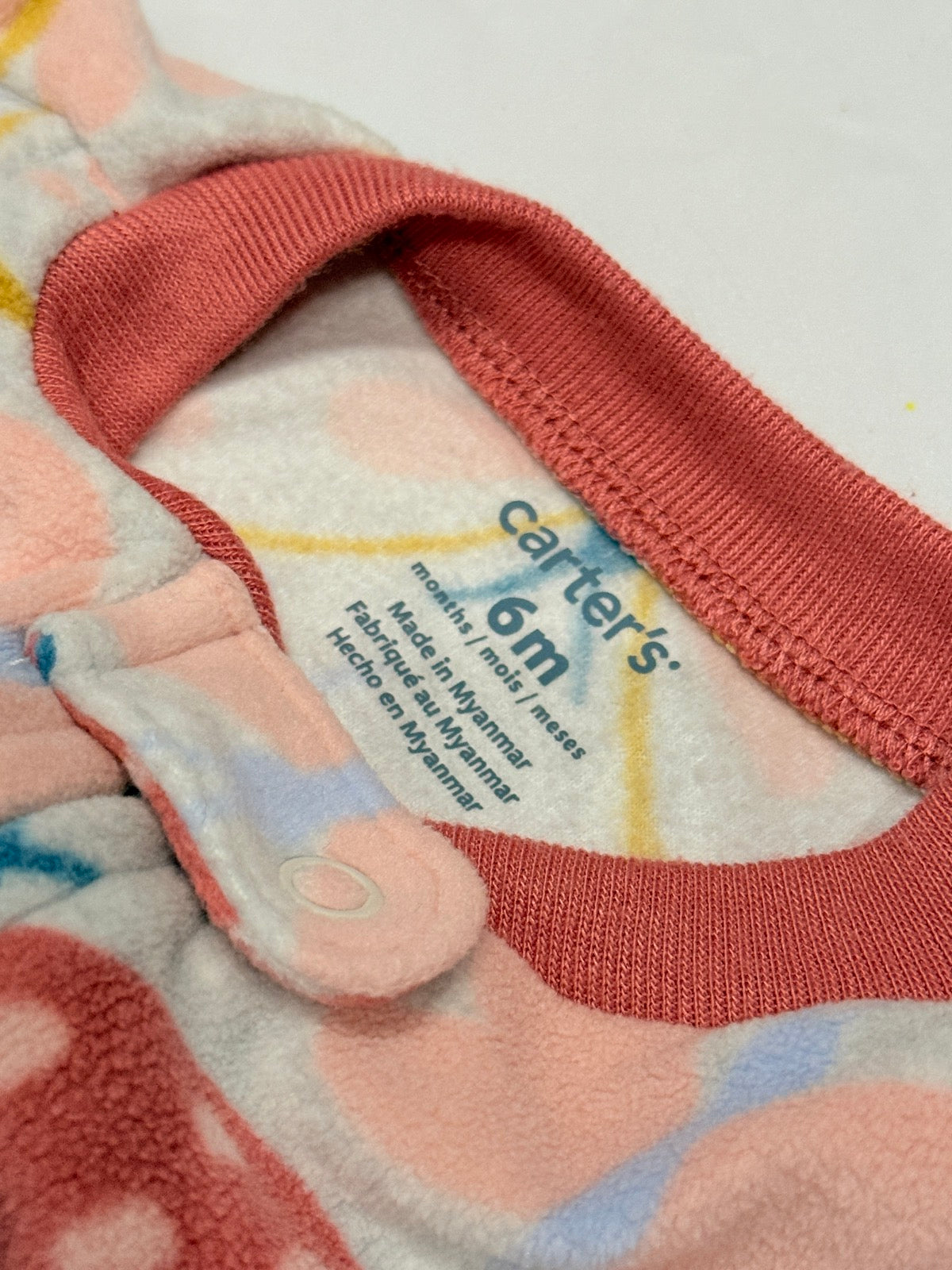 Carter's Butterfly Fleece Sleeper 6m