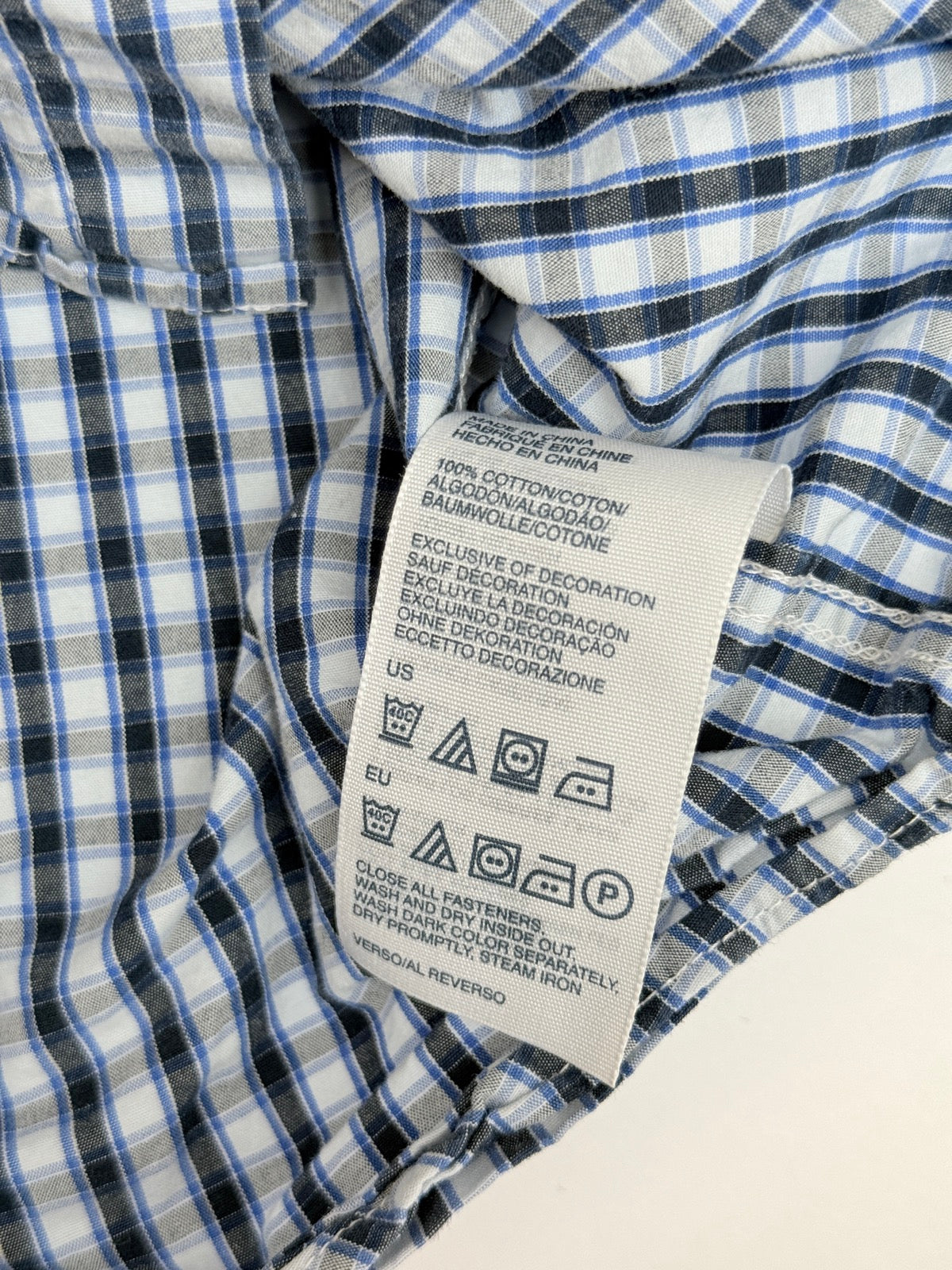 Tommy Hilfiger Plaid Button-Down Shirt Size 7