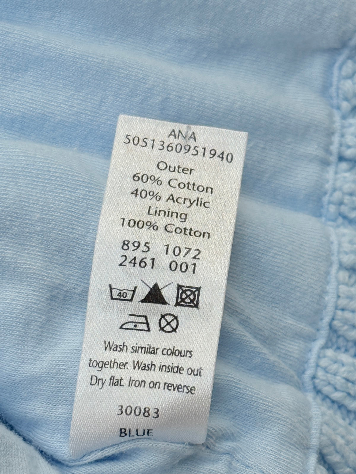 George Blue Cable Knit Hooded Cardigan Newborn