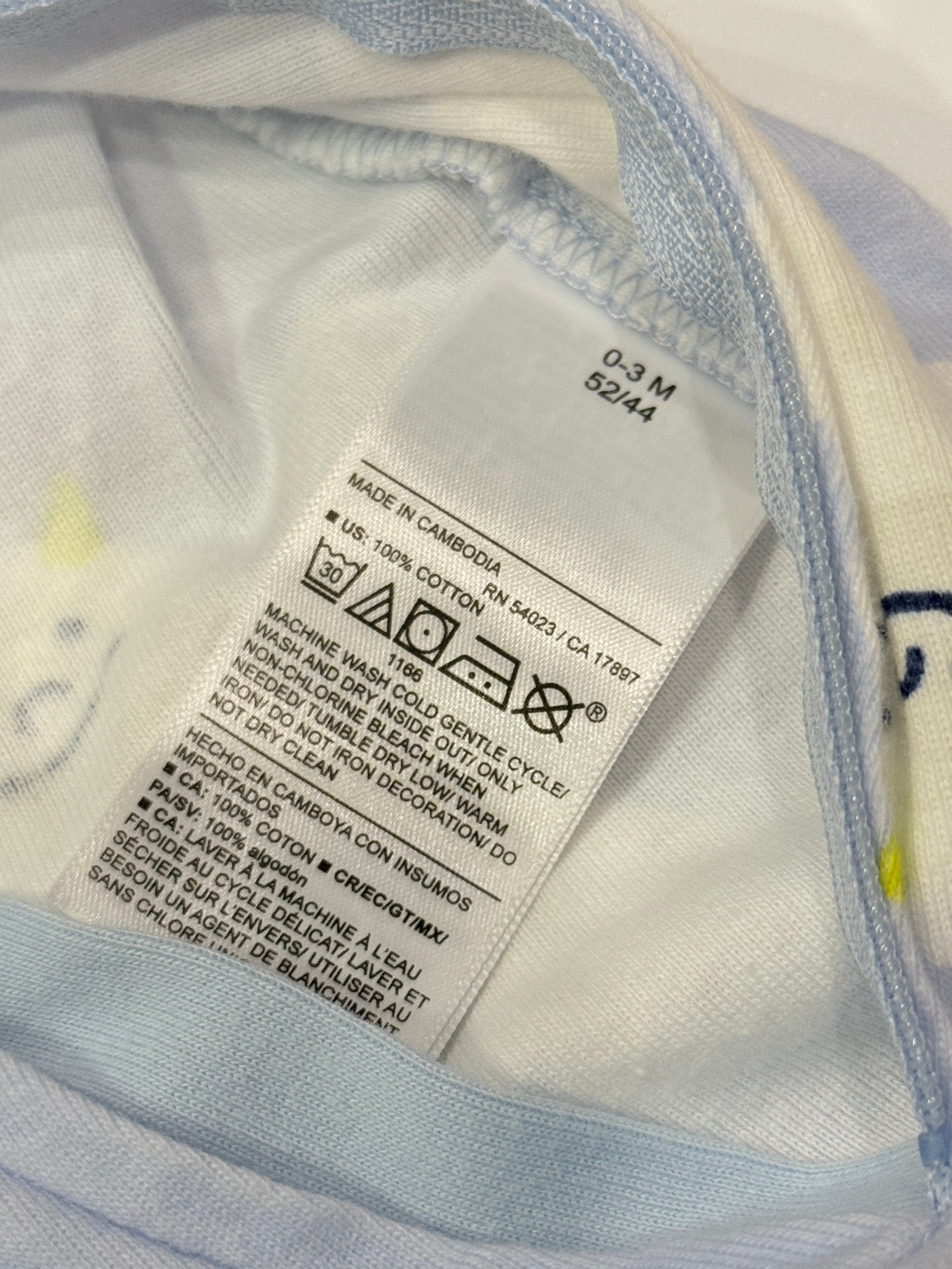 Old Navy Yeti Footed Sleeper 0-3M