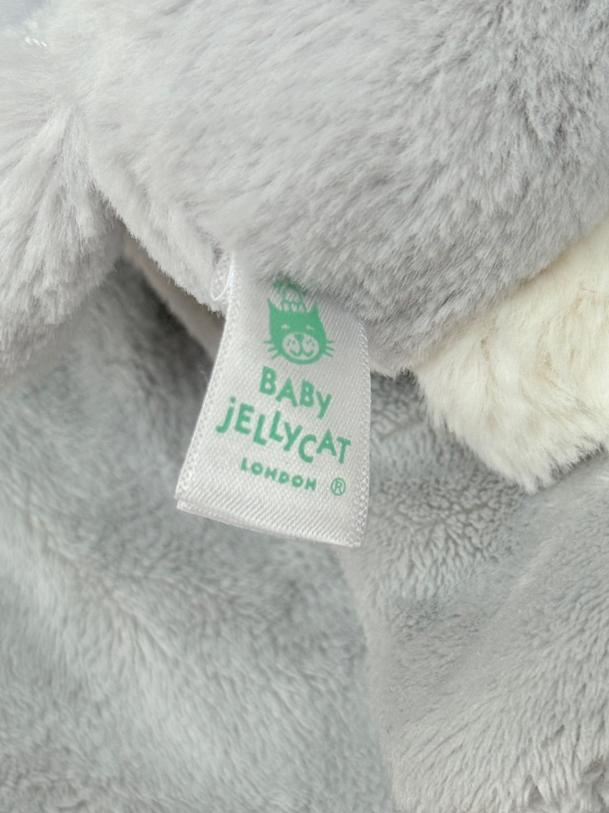 Jellycat Bashful Grey Bunny Soother Blanket