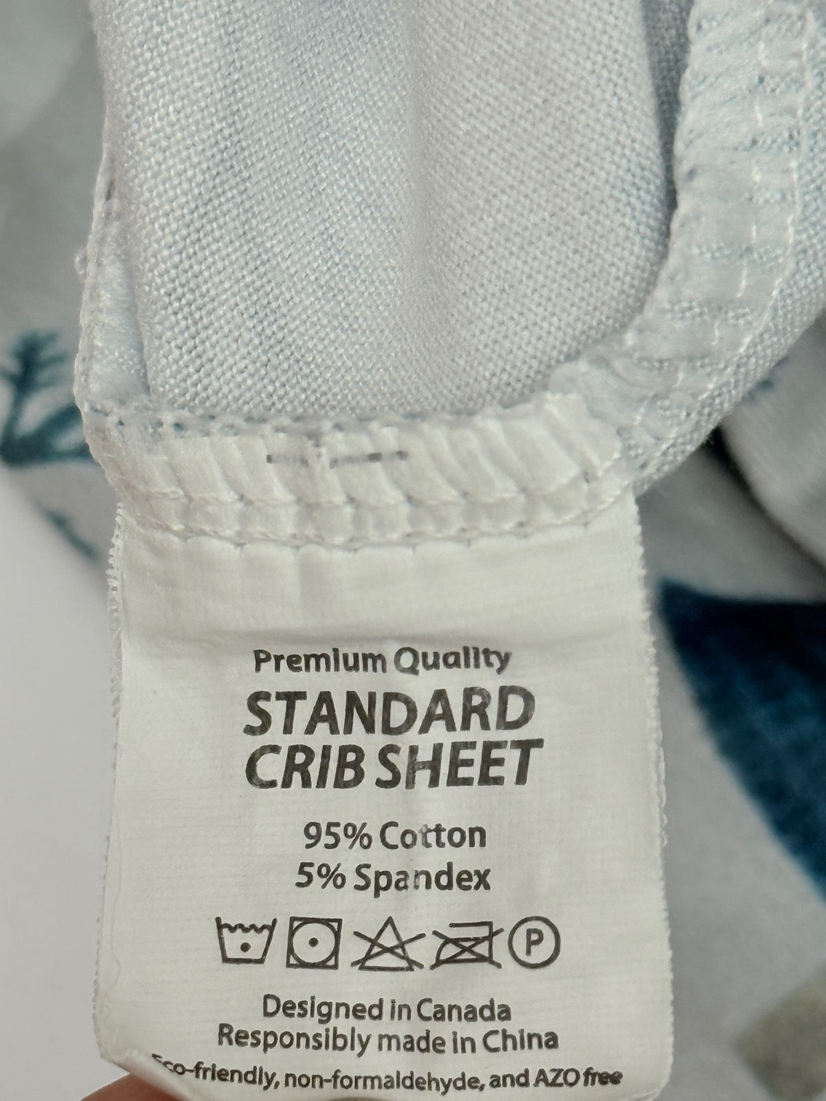 Pobi Baby Fox Forest Crib Sheet and Pillowcase Set