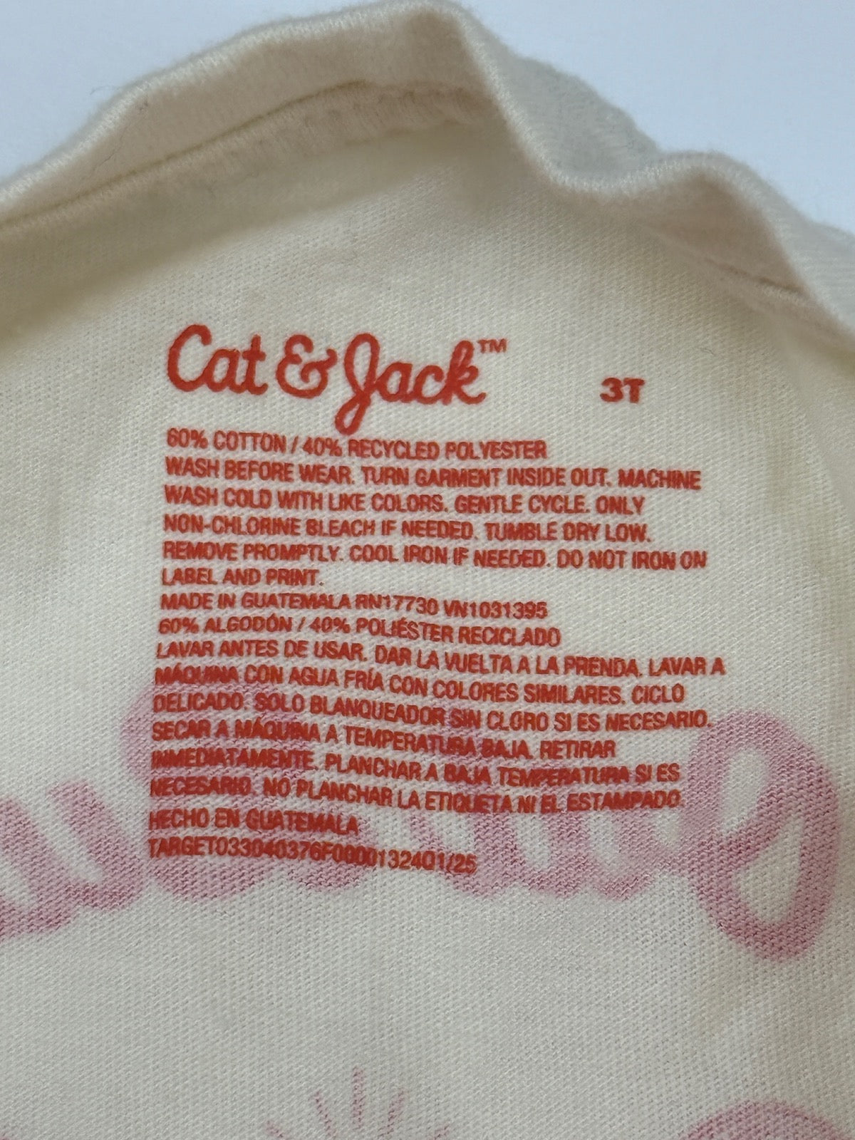 Cat & Jack Suns Out Buns Out Graphic Tee 3T