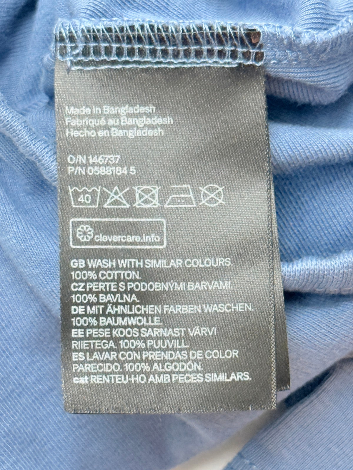 H&M Organic Cotton Bodysuit Size 4-6M