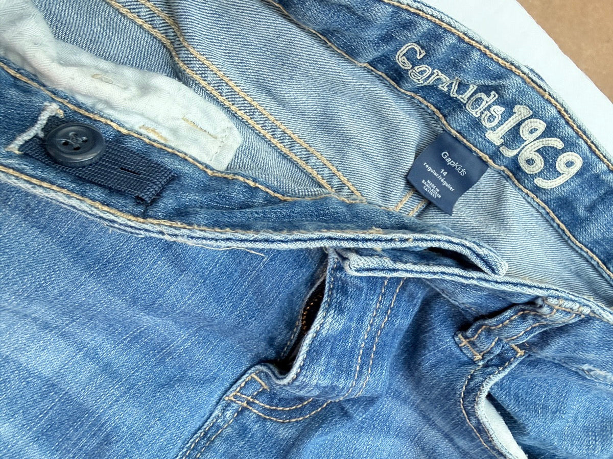 Gap Kids 1969 Distressed Jeans Size 14